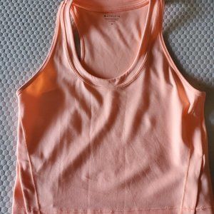 Athleta Shanti Crop Tank in Peach